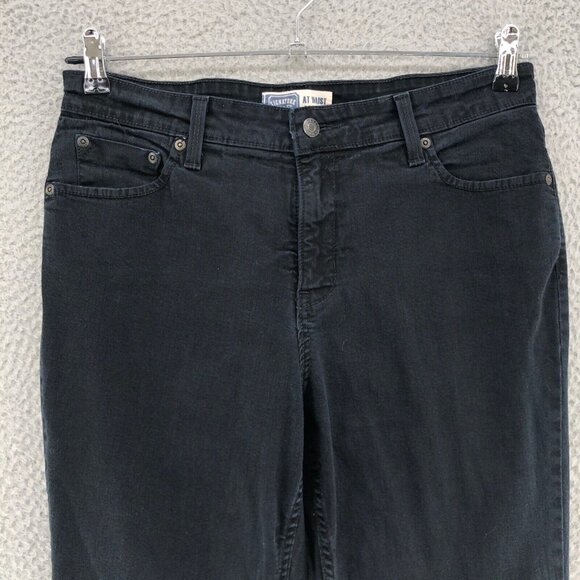 Levis Jeans Womens 12 Black Denim At Waist Bootcut Stretch Signature Western - Picture 2 of 12